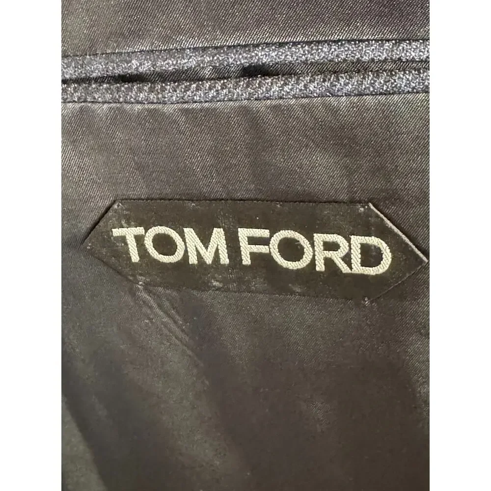Tom Ford Houndstooth Blue O'Connor 52IT 42R US Sport Jacket Blazer